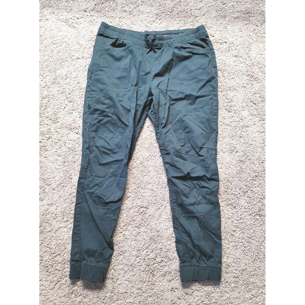 Black Diamond Notion Black Jogger Pants Mens L Drawsting Outdoor Climbing Hiking